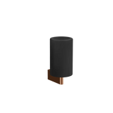 Gessi Origini porta spazzolini nero in resina antibatterica 66408